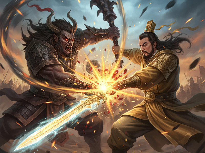 黄帝与蚩尤的对决